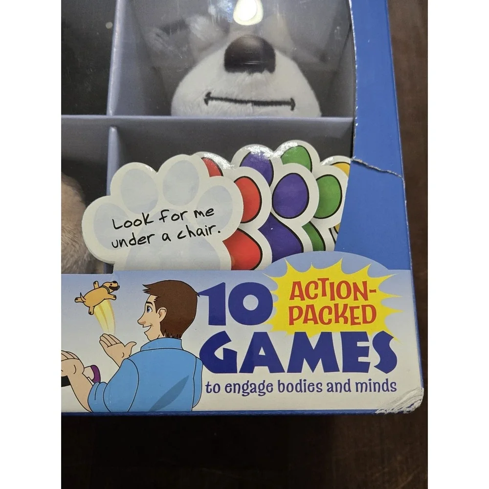 Melissa & Doug Puppy Pursuit Games 6 Plush Puppies Card Tray Children's Game